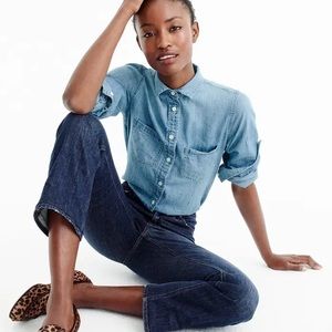 J Crew chambray Shirt size 6